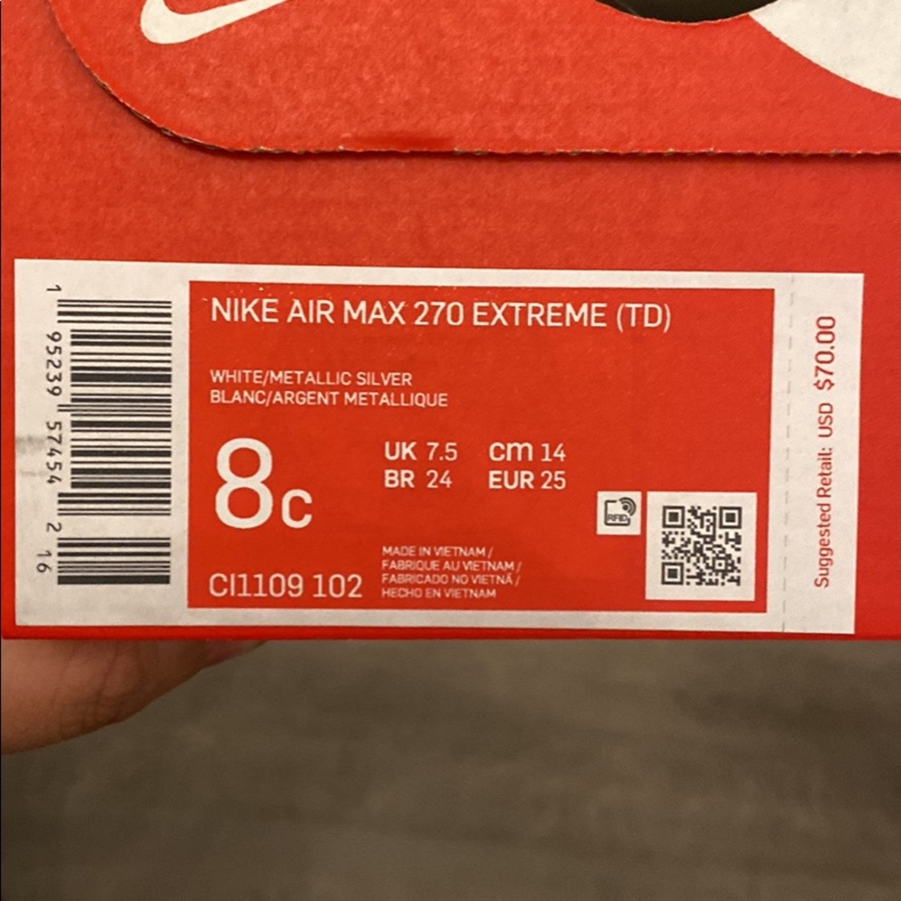 Toddler Shoes. Nike Air Max 270 Extreme